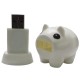 USB Pig color Blanco