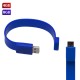 USB Pulsera Silicón color Azul