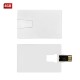 USB Tarjeta Plástica Slim color Blanco