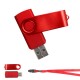 USB Giratoria color Rojo