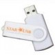 Memoria USB Giratoria color Blanco