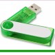 Memoria USB de Plástico colores color Verde