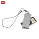 USB Giratoria con Colguije color Plata