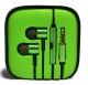 Audífonos color Verde